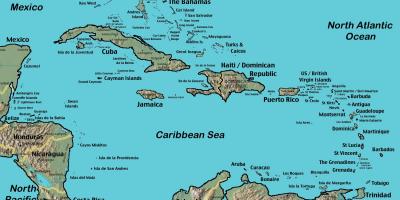 Острва Венецуеле мапи
