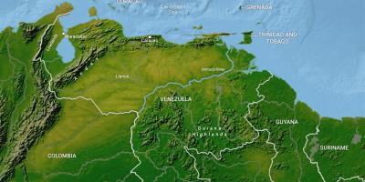 Карте географије Венецуела 
