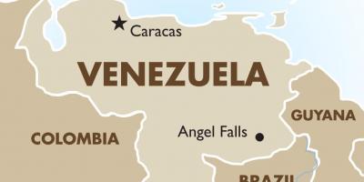 Венецуела карта капитала